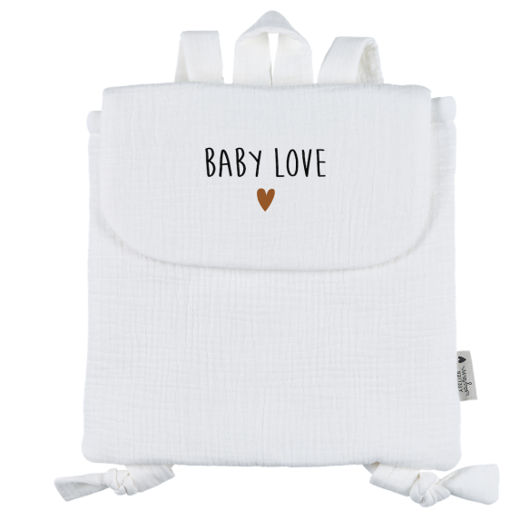 sac à dos gaze ecru personnalisable