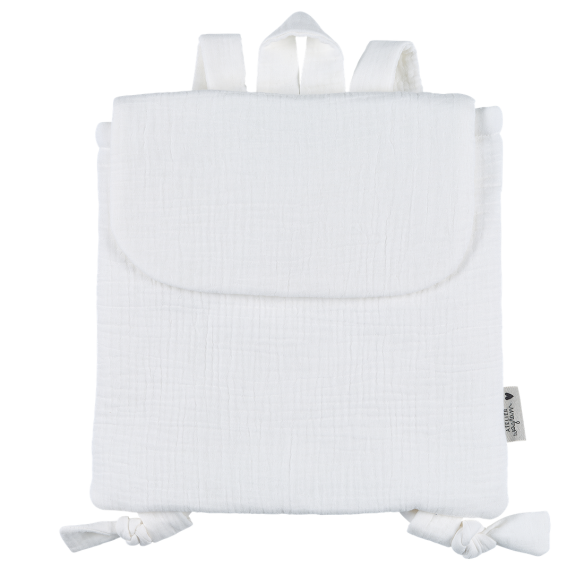sac à dos gaze ecru personnalisable
