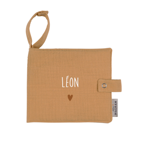 mini album gaze de coton camel à personnaliser