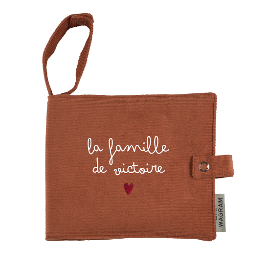 mini album velours brique à personnaliser