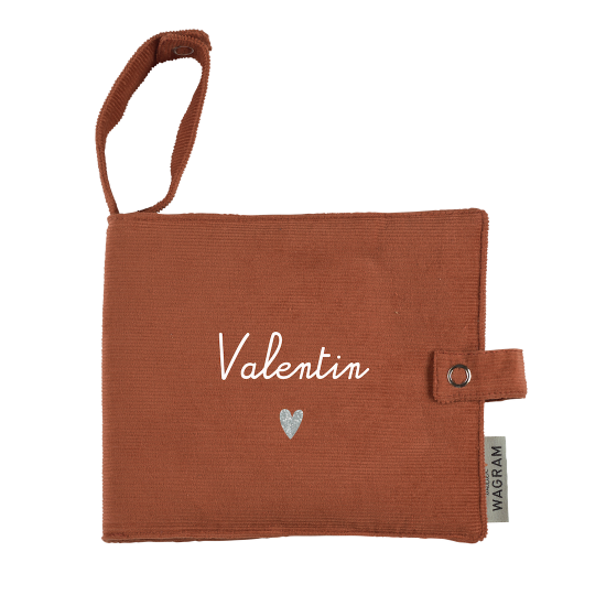 mini album velours brique à personnaliser