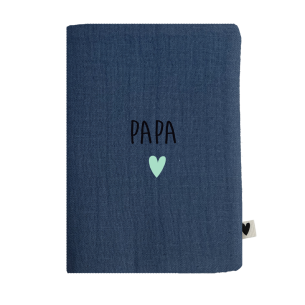 porte protège passeport gaze bleu jean