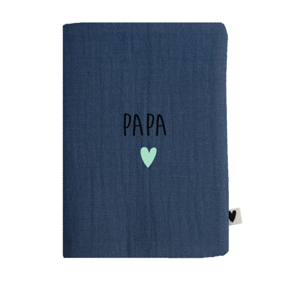 porte protège passeport gaze bleu jean