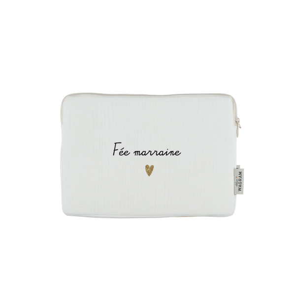pochette ipad housse tablette gaze ecru