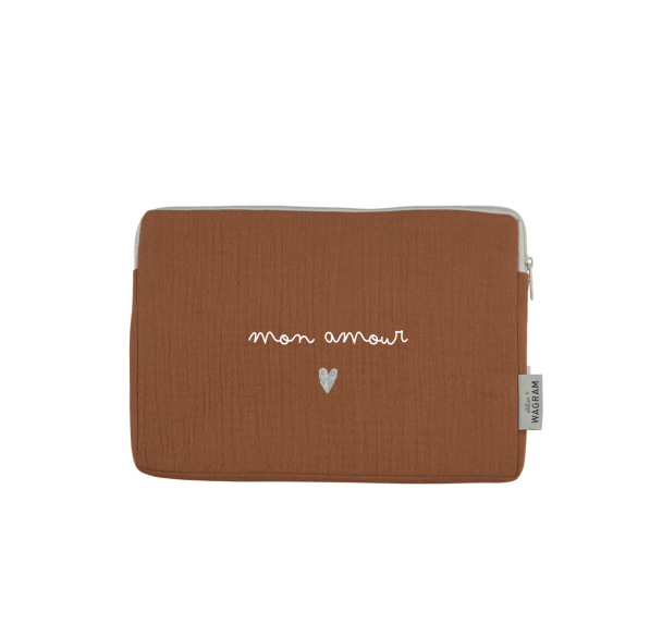 pochette ipad housse tablette gaze caramel