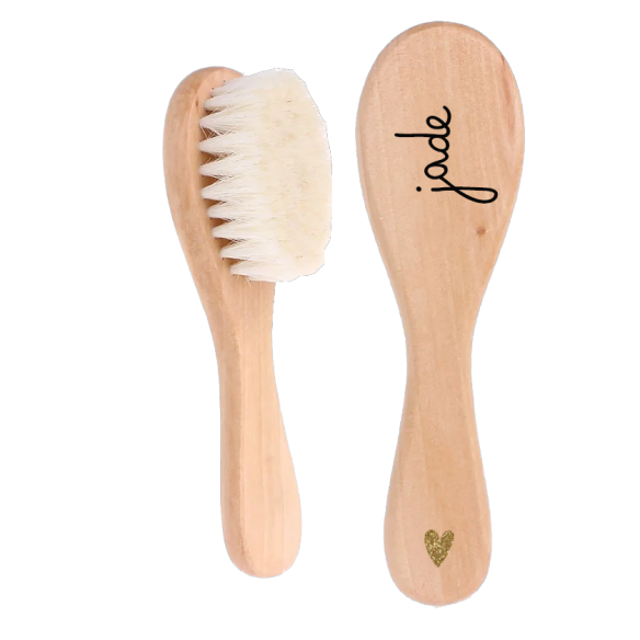 brosse bébé bois