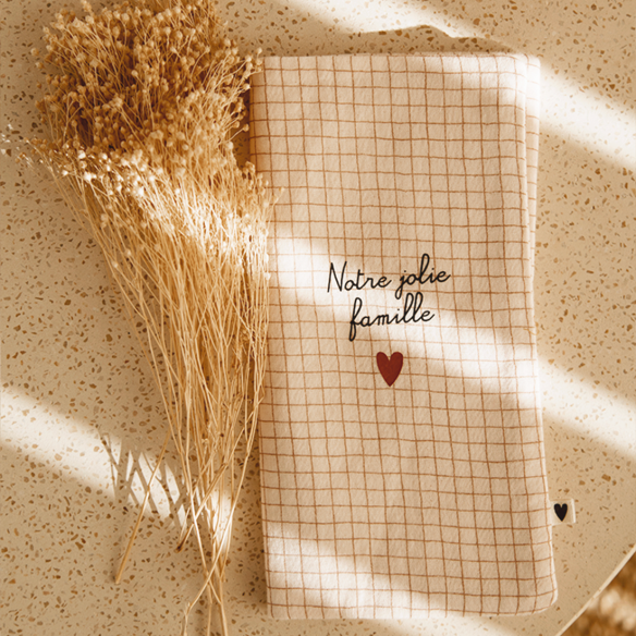 protège livret de famille velours personnalisé