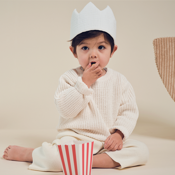 couronne gaze de coton coeur à personnaliser - cadeau anniversaire