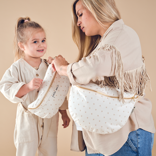 sac banane adulte gaze de coton caramel