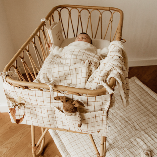 range doudou poche de rangement gaze camel