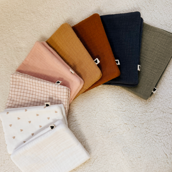 porte protège passeport gaze camel