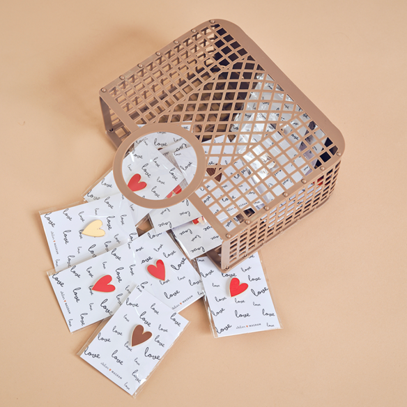 pins carte noel gold