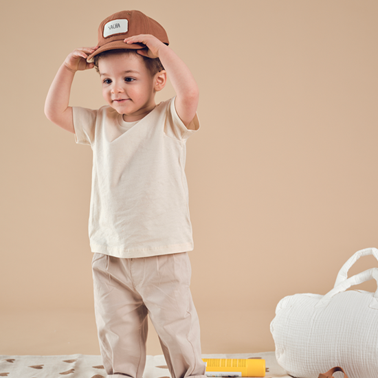 casquette personnalisée caramel