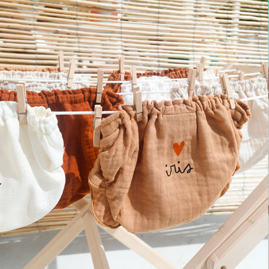 bloomer gaze de coton personnalisable