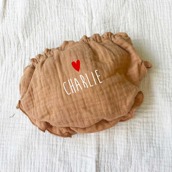 bloomer gaze de coton camel