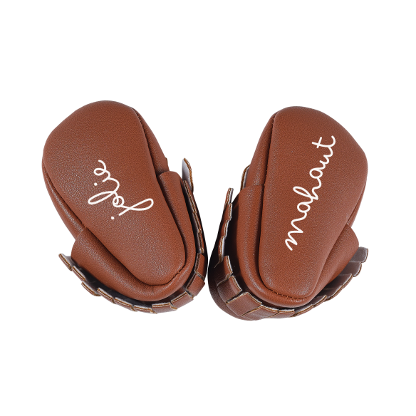 chaussons bébé simili cuir personnalisé
