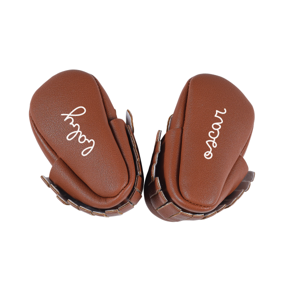 chaussons bébé simili cuir personnalisé