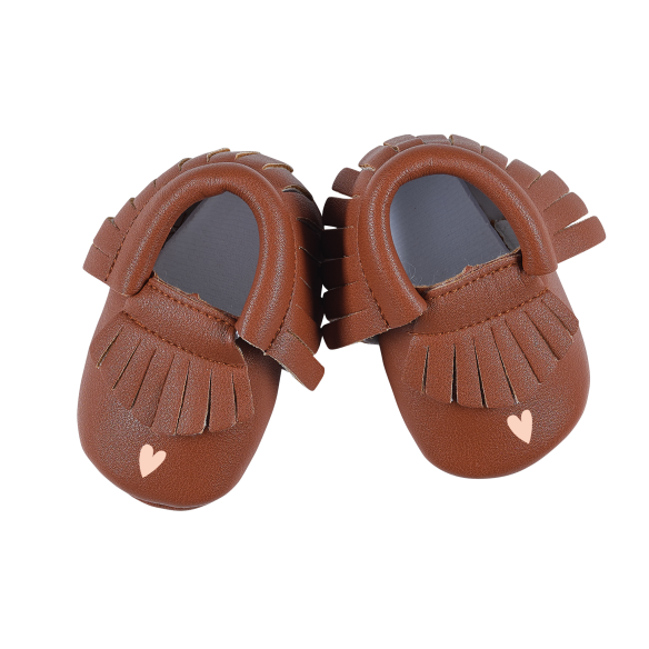 chaussons bébé simili cuir personnalisé