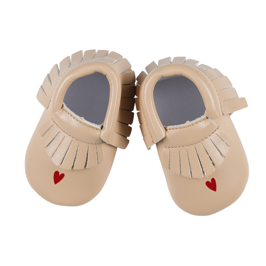chaussons bébé simili cuir personnalisé
