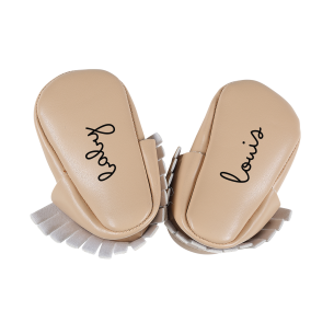 chaussons bébé simili cuir personnalisé
