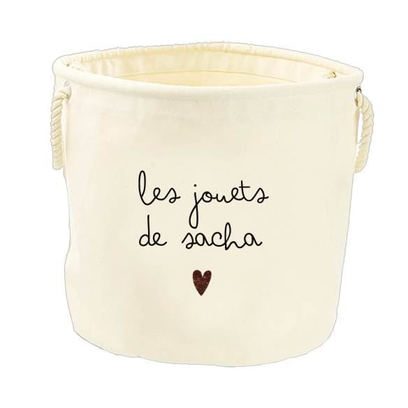 Panier à jouets M | coton naturel | Atelier Wagram