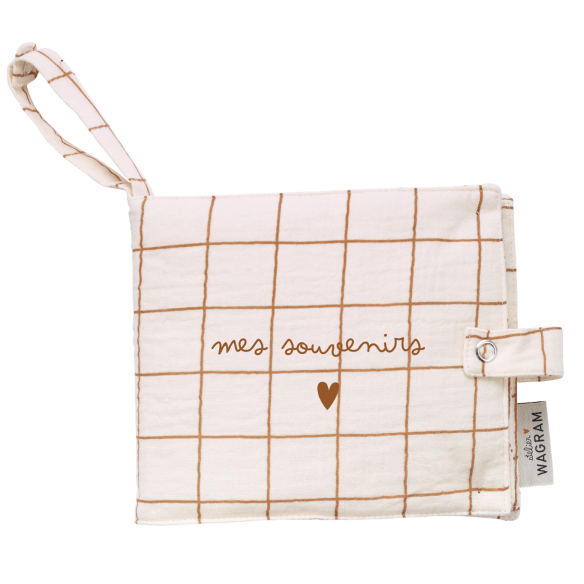 Mini album photo gaze grands carreaux personnalisable