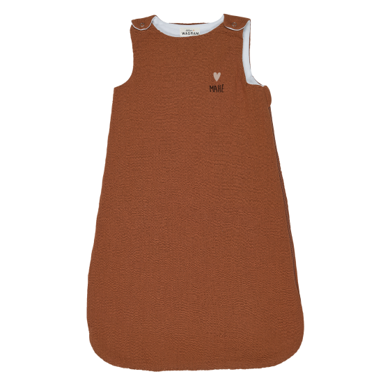 gigoteuse gaze de coton caramel personnalisé