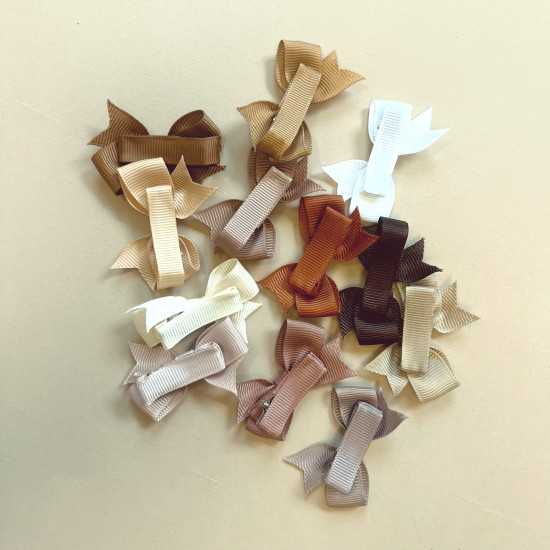 Barrette Pince à Ruban Rose Et Blanc - Superbe Qualité Japonaise, 5,1 Cm, Neuf Sans étiquette