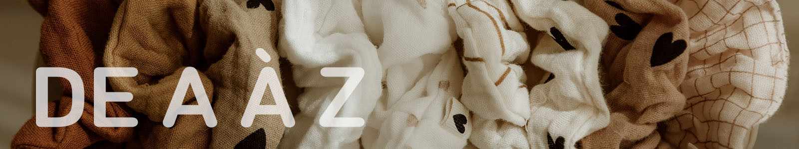 Chouchous gaze de coton | Atelier Wagram