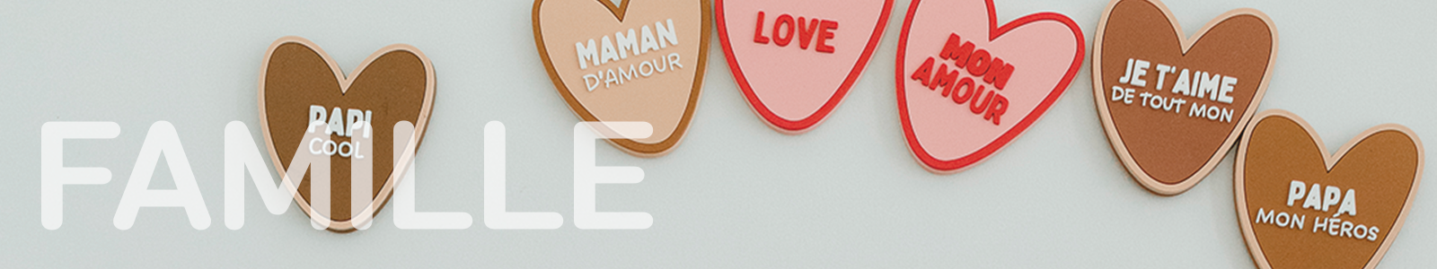 Magnets coeurs | Atelier Wagram