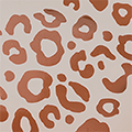 silicone crème léopard